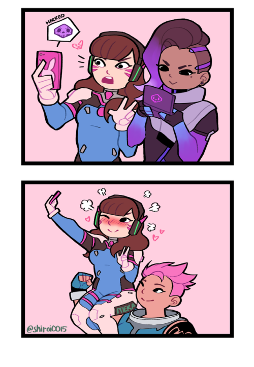 shiroi0015: selfies w/ dva &amp; friends! twitter link