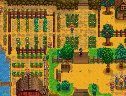 First time trying to work with a Mountain Farm I really like it #stardewvalley