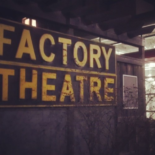 #100happydays #reboot #day8 At #FactoryTheatre to see #BeatriceandVirgil, the theatre adaptation of #YannMartel’s novel. Reviewer tickets, for the win! :p