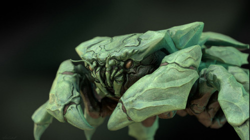 Leaf Crab Creature Design