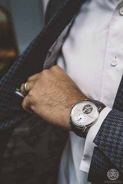 Watchanish:  Arnold &Amp;Amp; Son “Utte”  X Suit By Oxborough Tailors On Saville