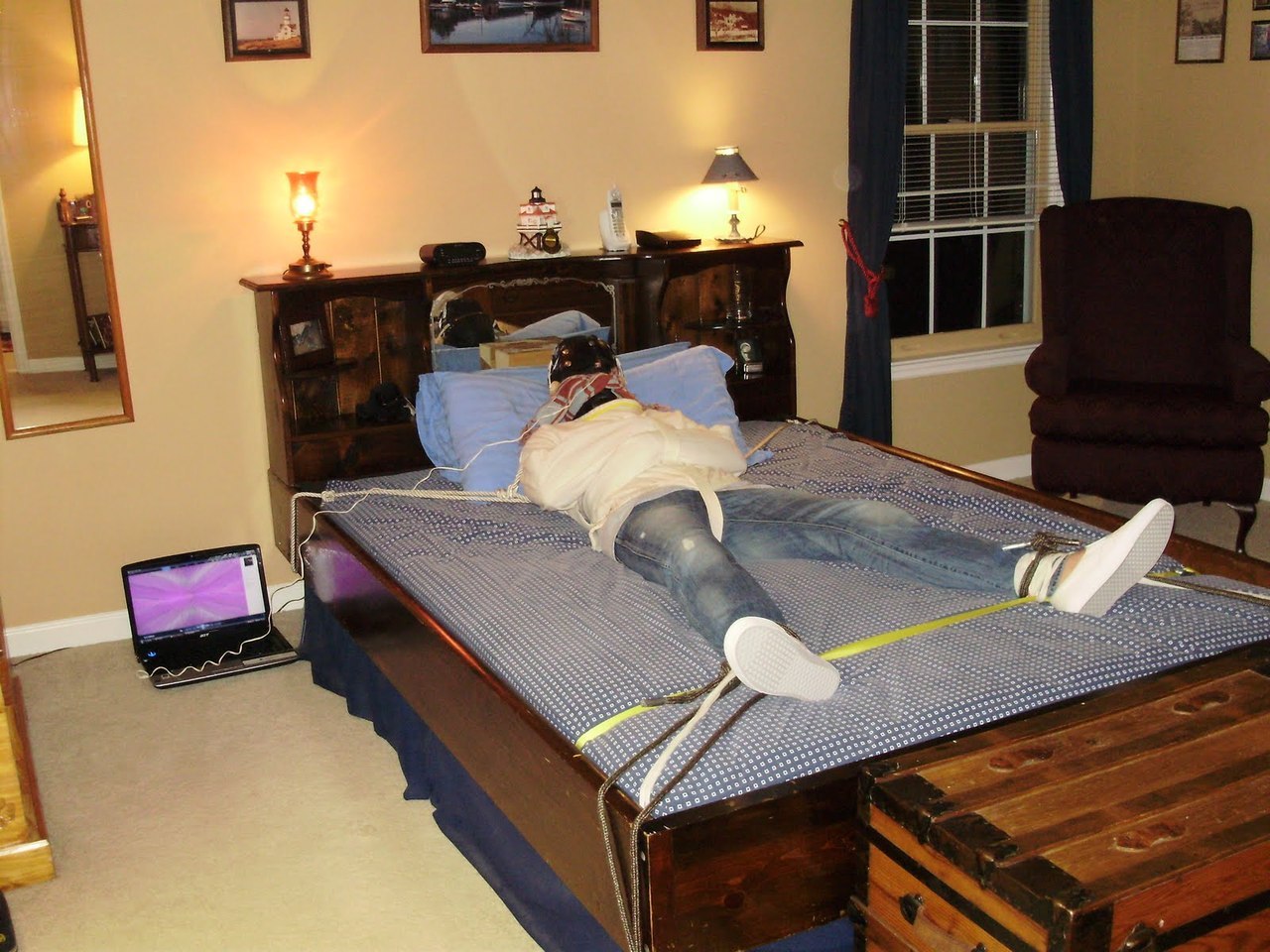 asicswrestone: LOCAL BOY MARK  Mark, a local boy wanted to get tied up for his first