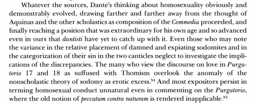 cithaerons:Joseph Pequigney, Sodomy in Dante’s Inferno and Purgatorio (1991)