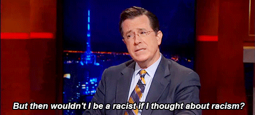 bapgeek2geekbap:  kyssthis16:  archatlas:  The Colbert Report 11.19.14  You see how she explained how race is a social construct (it is) while ALSO SAYING THAT RACISM EXISTS AND IS FUCKED UP? You see how she did that? Don’t mistake this for colorblindness