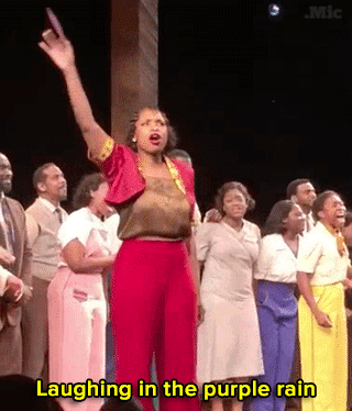 queen-ichiban:  tyl0rlaure:  micdotcom:  Watch: The Color Purple cast’s tribute to Prince will leave you in tears  Fucking killed it  Goodness I got chills. Jennifer will do that.