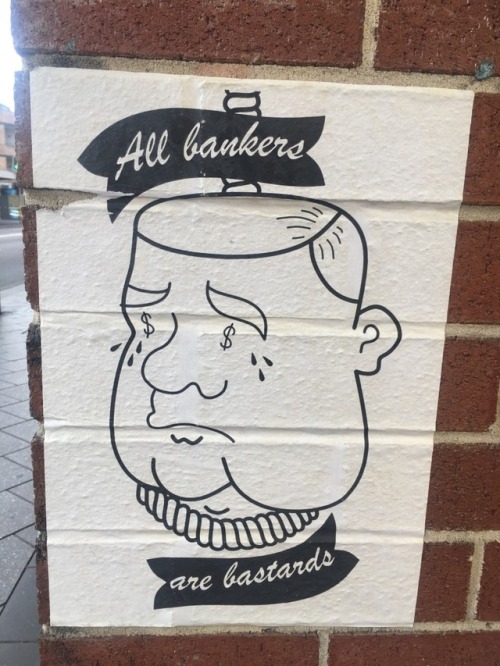 Anarchist posters seen around Sydney