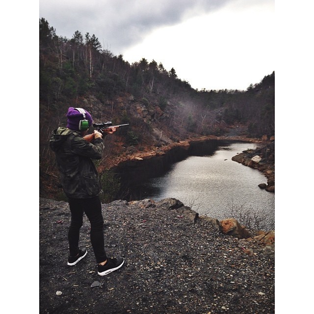 tiedwithab0w:  #nature #guns #jimthorpe #mtpisgah #sunday