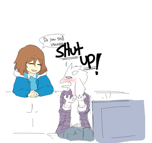 caribun:I like how people portray teen asriel and frisk, particularly @paychiri​full: tinyurl