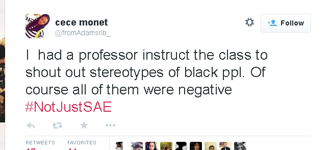 mysharona1987:#NotjustSAE hashtag is a must read.