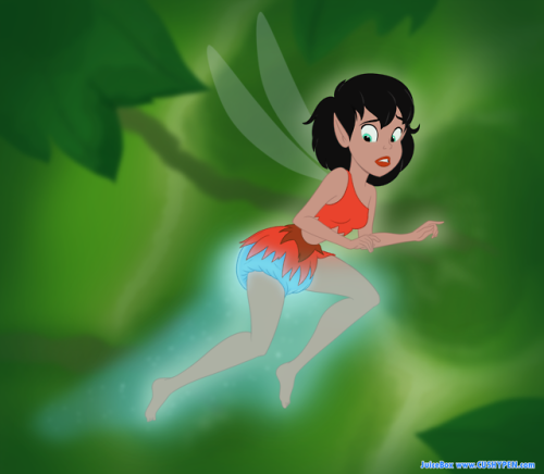 juice-box-tumblin:A padded Crysta from Ferngully. ‘Nuff said. Posted this a year ago on The Cushy Pe