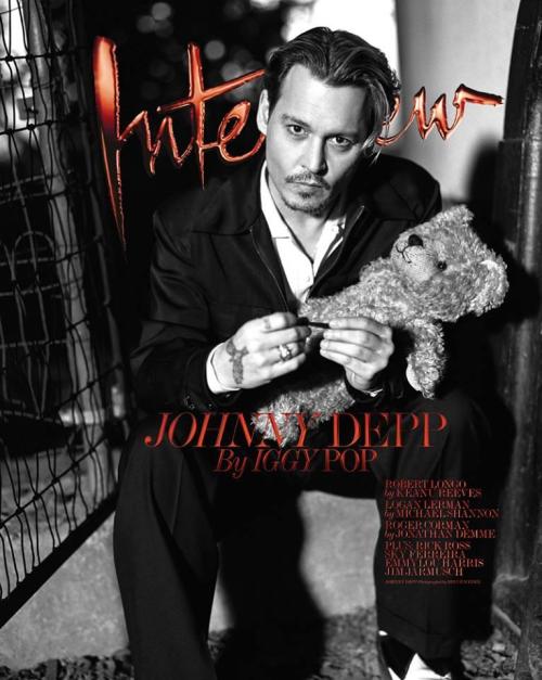 Johnny Depp by Bruce Weber, Interview Magazine, April 2014 Cover