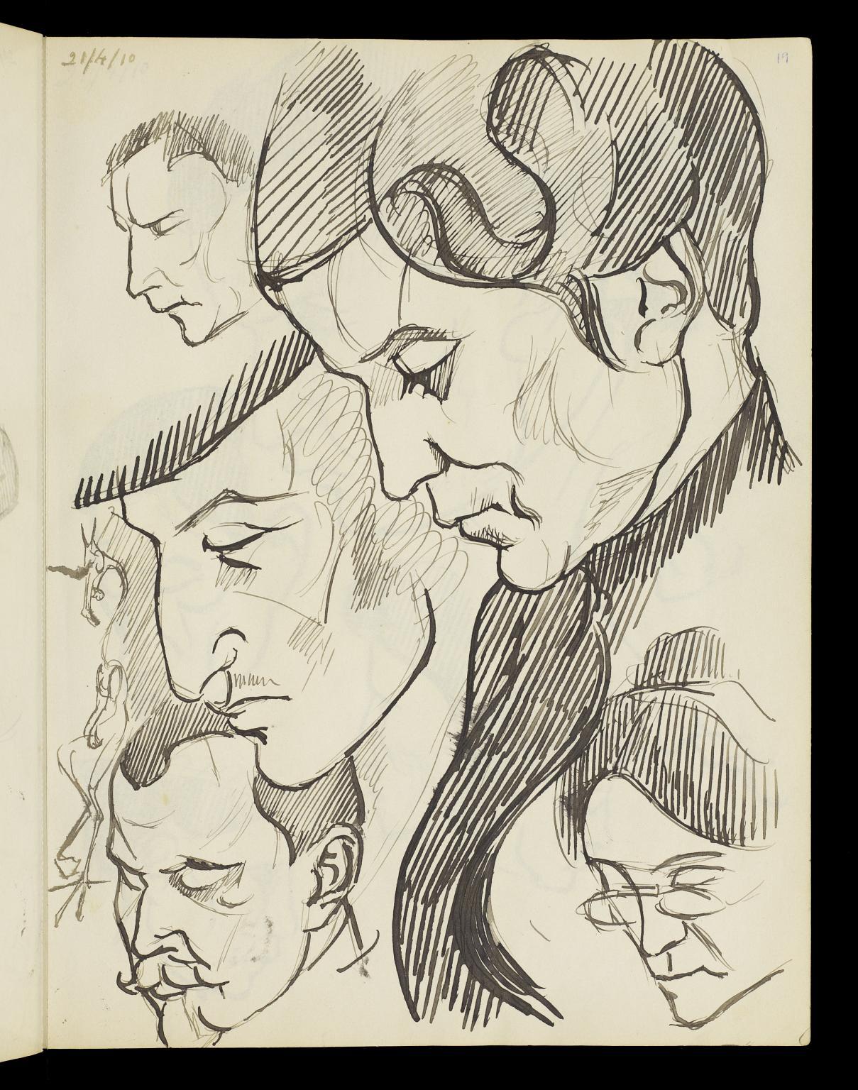 Image of Bristol sketchbook, 1908-09 (drawing) by Gaudier-Brzeska, Henri  (1891-1915)