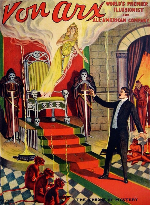 muffinworry:  boomerstarkiller67:  Vintage Magic Act Posters  I have a deep and abiding