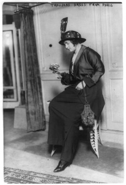 Theoddmentemporium:  Trouser Skirts Women’s Trousers C.1910S.