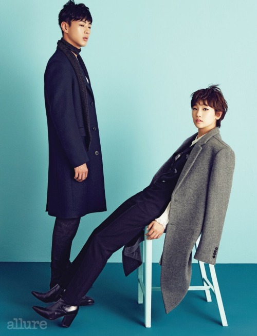 stylekorea:Ji Soo &amp; Park So Dam for Allure Korea January 2016. Photographed by Lee Soo Jin