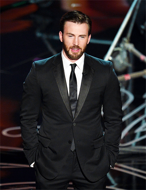 ccavill:  Chris Evans at the 86th Academy Awards 