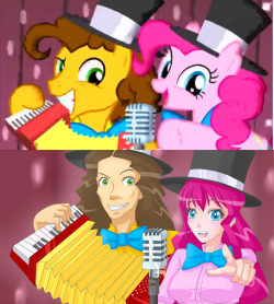 Some extra stuff about this week&rsquo;s picture: First is a comparison picture to the original episode. I also wanna do the shot of the four of them dancing on stage, but that&rsquo;ll have to be for later. Second is a side-by-side with the Weird Al