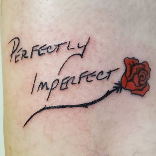 <p>First time I’ve ever had a client ask for my actual handwriting as lettering.   Thank you so much for coming in! 🙏❤<br/>
.<br/>
#ladytattooer #thephoenix #copperphoenix #perfectlyimperfect #rose #rosetattoo #waverlycolorco #fkirons #edgex #shelbyvilleindiana #indianaartist #indy #indytattoo #do317 #artistsoninstagram #artistsofinstagram #supportlocal  (at Shelbyville, Indiana)<br/>
<a href="https://www.instagram.com/p/CFIjDmKA1am/?igshid=1nlvttx52c3fn">https://www.instagram.com/p/CFIjDmKA1am/?igshid=1nlvttx52c3fn</a></p>