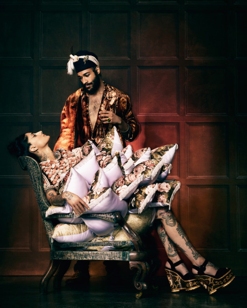 fromobscuretodemure:Saira Hunjan and Jatinder Singh Durhailay by Damian Foxe for How to Spend It Nov