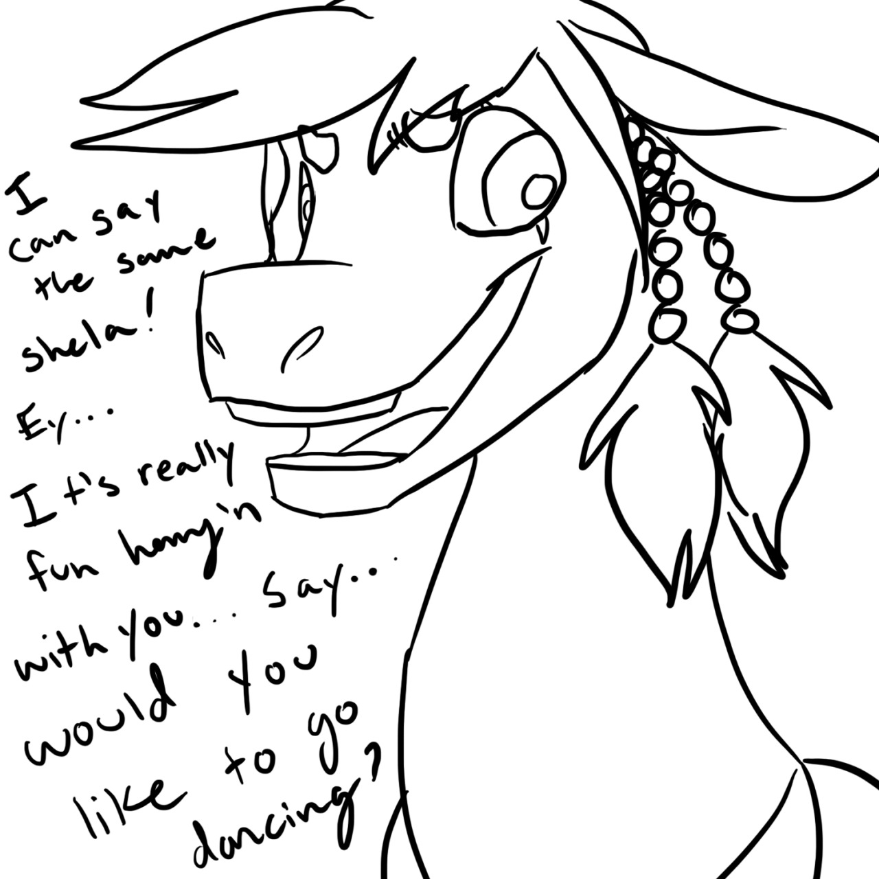 nibbletteponyshark:  Before we head out though… we will have to find you something