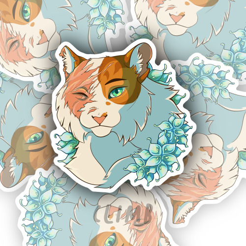 climbdraws:small sticker drop tomorrow! Brightheart &amp; Ivypool are restocked and a new lil wi