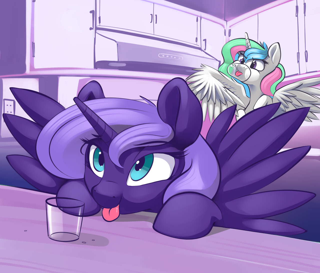 mlpfim-fanart:Refill by DimFann D’awww &lt;3