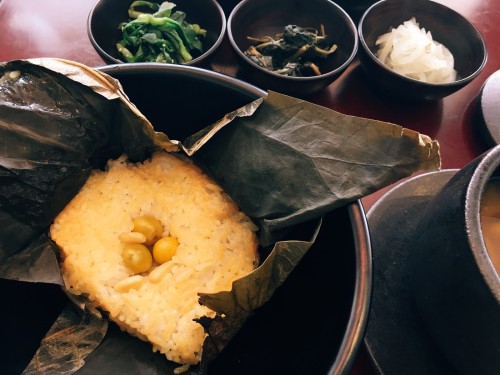 Delightful Korean Buddhist temple cuisine at Balwoo Gongyang, located on the fifth floor of the Temp