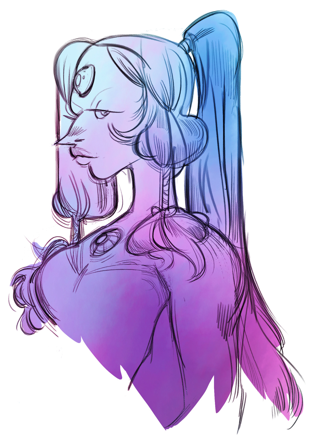 sproutsketch:  a giant woman 