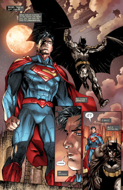 towritecomicsonherarms:  Batman/Superman #16 