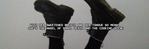 Angel Of Small Death & The Codeine Scene - Hozier© @feelightweight {x}like/reblog if u use/saved