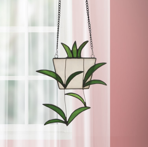 Window hanging Plants suncatcher by ArmorStudioArt