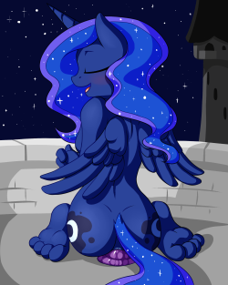 fearingfun:  Seeking Comfort in the Moonlight~  x: