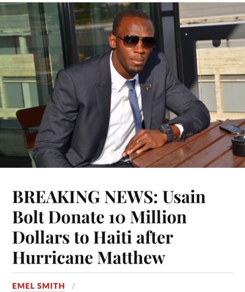 bumboclxxt:frontpagewoman:He can show the Red Cross how it should be done.Add much as Haitians disli