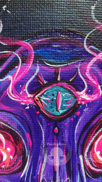 phantasmeow: www.etsy.com/listing/595229534/are-you-just-getting-lost5x7 painting, &ldq