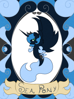 askseaponyluna:  Stained Glass Sea Pony.