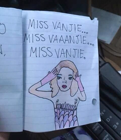 trixiesblondewig: trixiesblondewig:  A LITTLE GIRL DREW ALL THIS TO GIVE IT TO HER