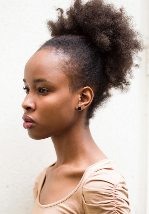 Beautiful afro hairstyle