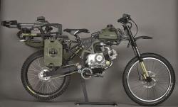 La bici de Chuck Norris.Motoped Survival