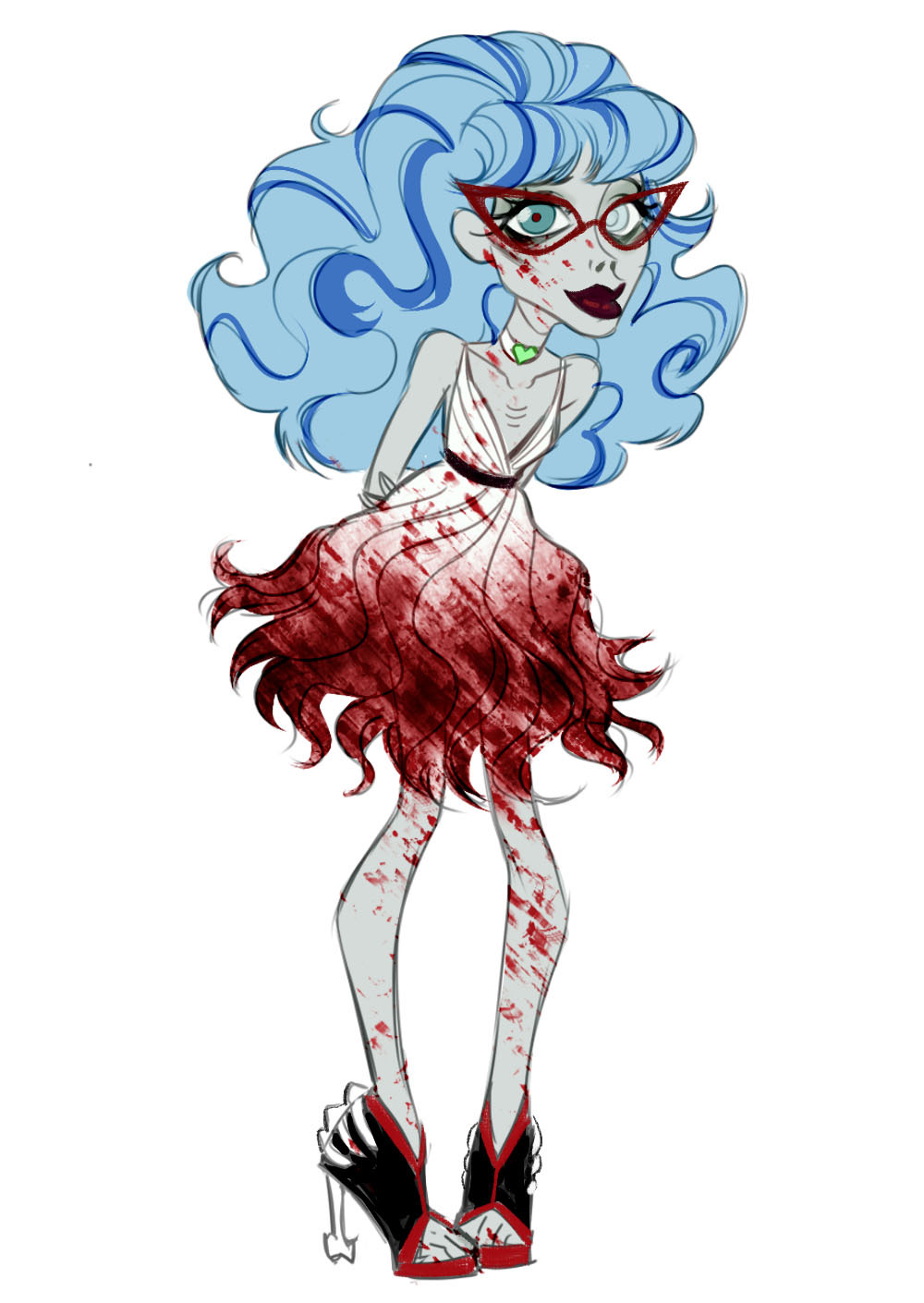 polochka:  MISS MONSTER HIGH SOOO MUSH     ｡･ﾟ･(ﾉД`)