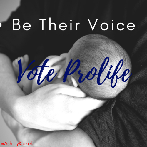 Today Vote Prolife!