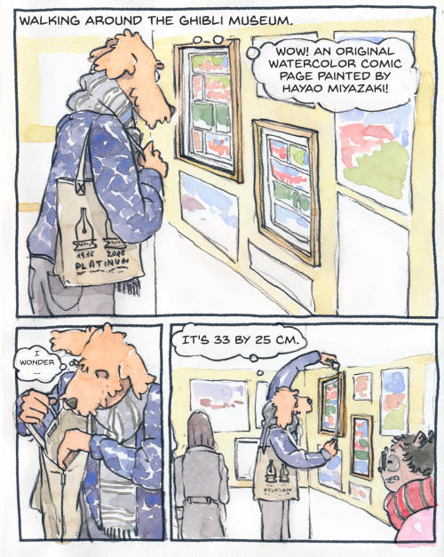 Just a short comic I did about our recent visit to the Ghibli Museum in Mitaka. The new display had 