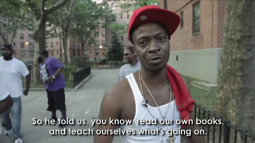 the-ocean-in-one-drop-deactivat: Nas and his brother Jungle, about dropping out of school.Time Is Illmatic (2014)