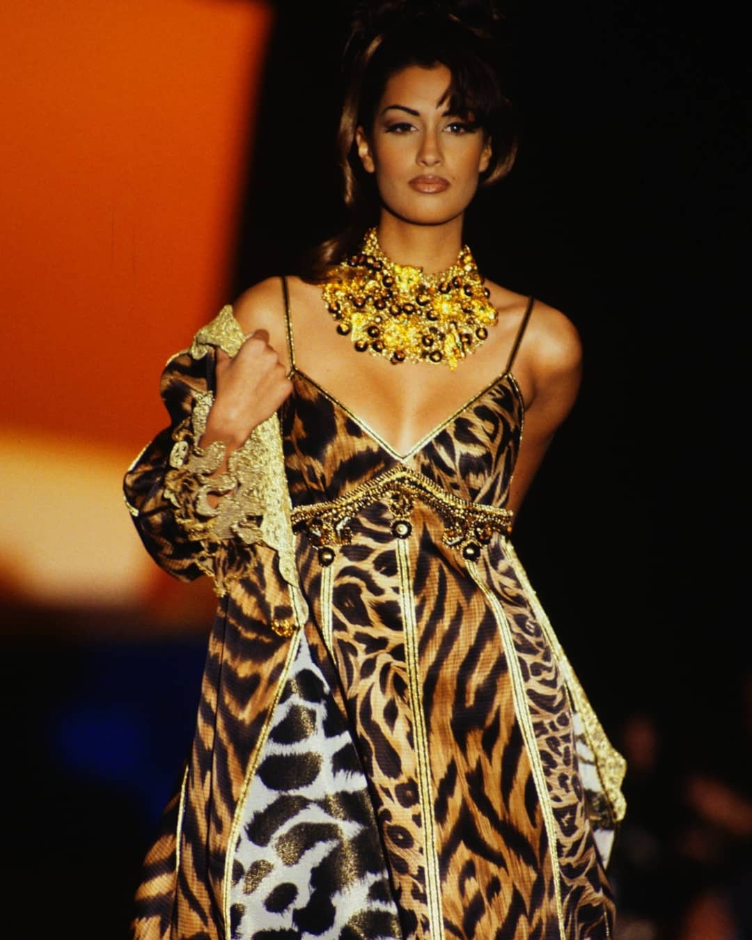 The Secret Diary of a 90's Girl — Yasmeen Ghauri for Versace 1992 💛🖤