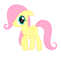 madame-fluttershy:  Filly Fluttershy by *ABluSkittle