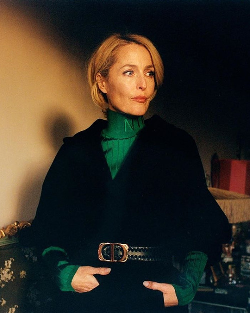 qilliananderson:Gillian Anderson photographed by Luca Campri for The Sunday Times STYLE. (Jan 2020).