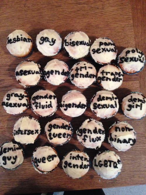 50shadesofacceptance:  baking-bisexual-bitch:  Sorry if i wasn’t able to include your identity/orientation, hope you like them  I’ll take them all thanks 