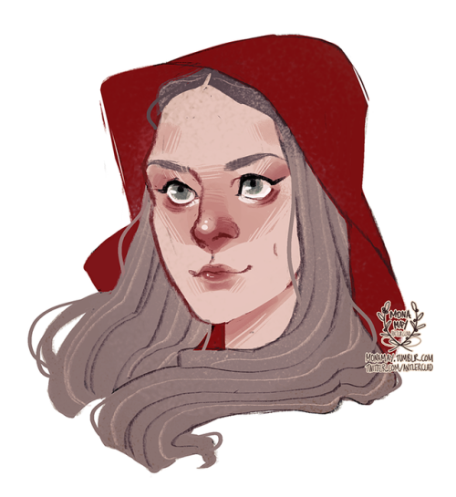 Did a little warm-up doodle of Hannah (YogsLomadia) as she streamed today! Been watching her youtube