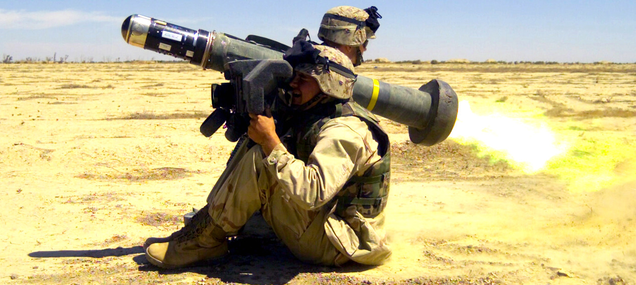 FGM-148 Javelin
1 Missile from this heat seeker costs $80,000. Anti-tank.