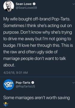 memecage:The Pop-Tart twitter account is