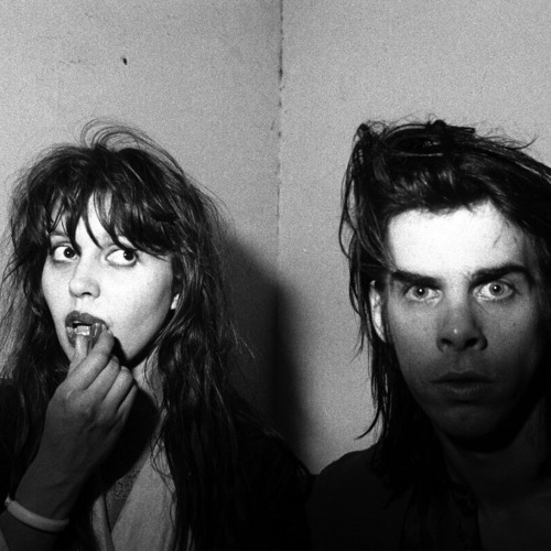 y0ur4veragekid:damirdoma:Portrait: Anita Lane And Nick Cave, The Venue, St Kilda, mid 1980s.Fifteen 